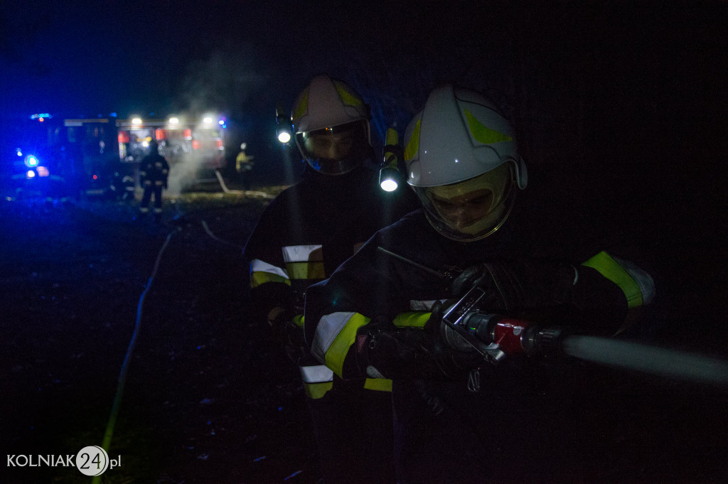 Ćwiczenia strażaków z kolneńskiej OSP