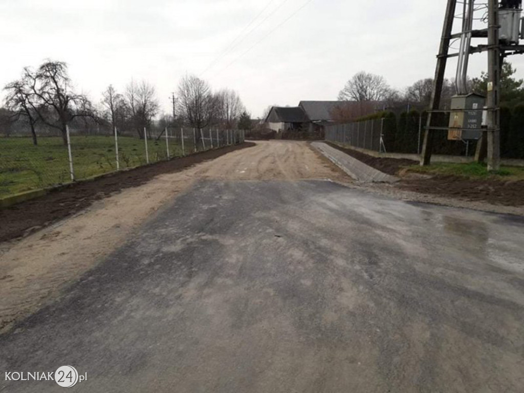 Przebudowa drogi w Tyszkach – Łabno