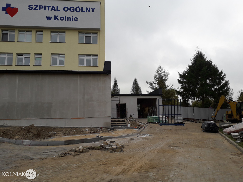 Prace remontowe w Szpitalu w Kolnie