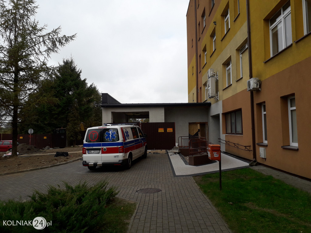 Prace remontowe w Szpitalu w Kolnie