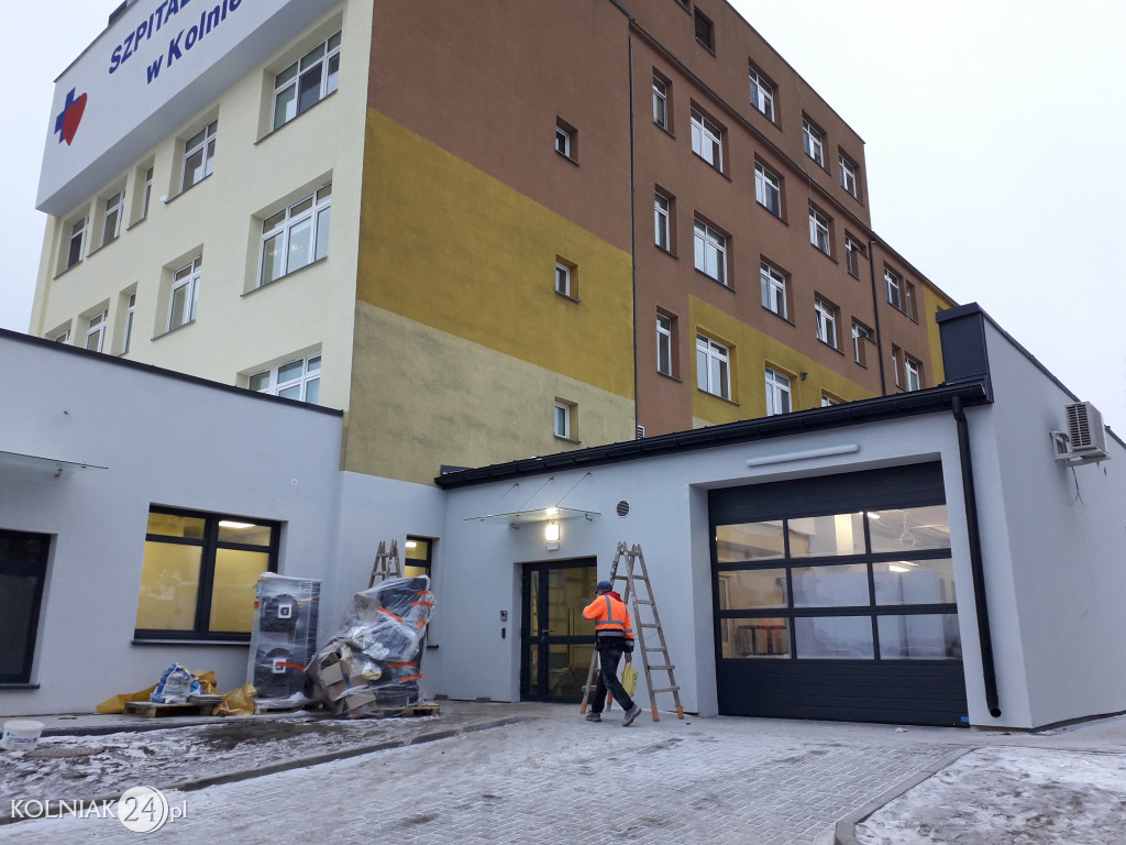 Prace remontowe w Szpitalu w Kolnie