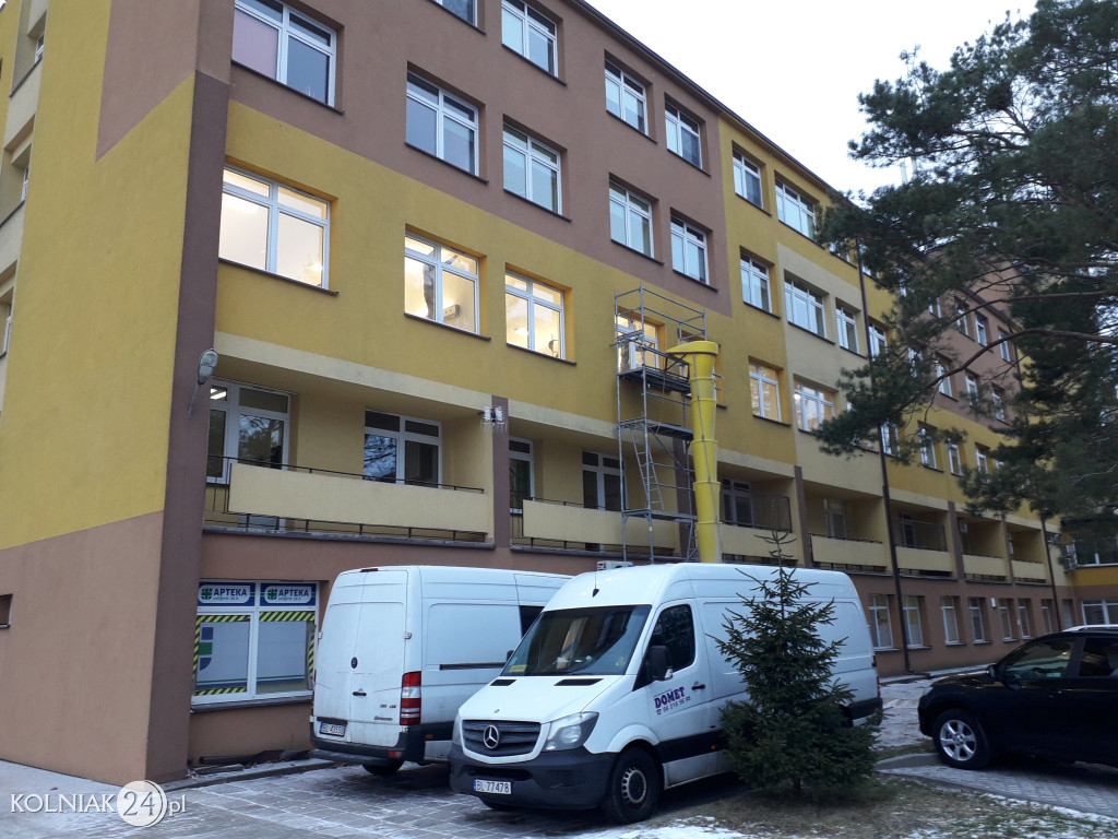 Prace remontowe w Szpitalu w Kolnie