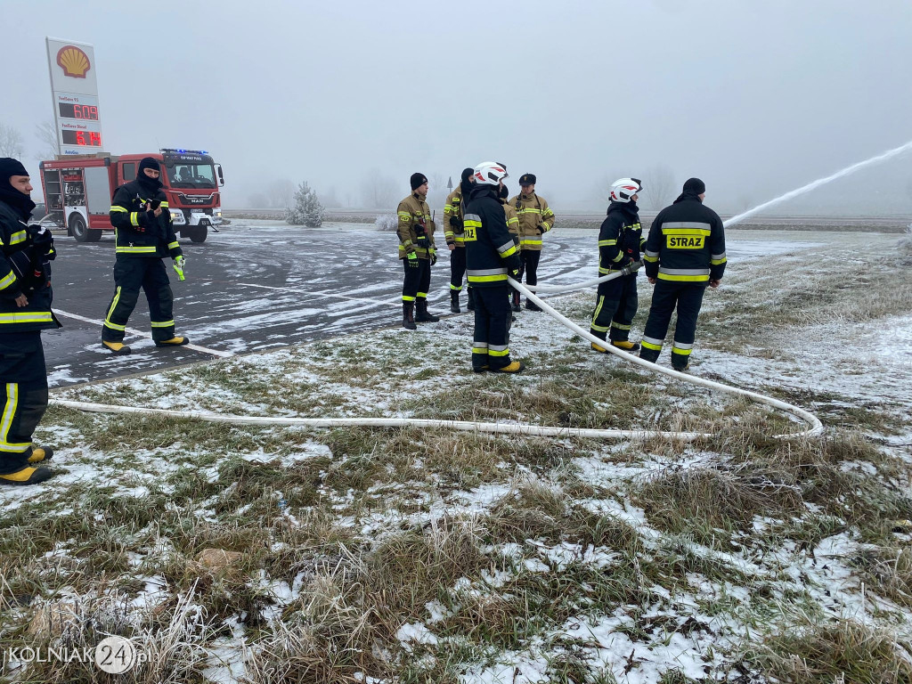 Ćwiczenia strażaków z OSP Mały Płock