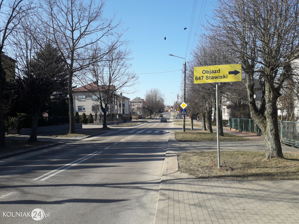 Ograniczenia  ruchu drogowego w Kolnie