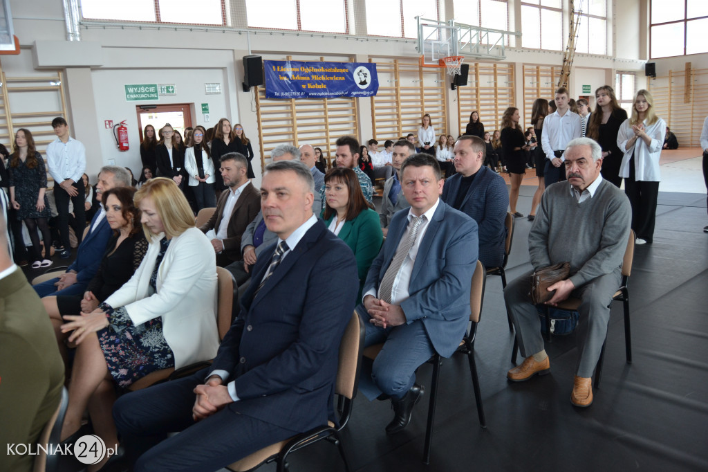Uroczystość przekazania repliki sztandaru bojowego żołnierzy AK
