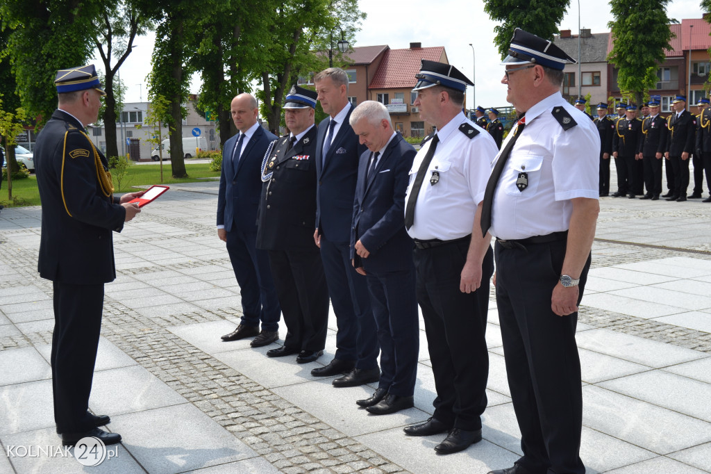 Uroczyste obchody Dnia Strażaka w Kolnie