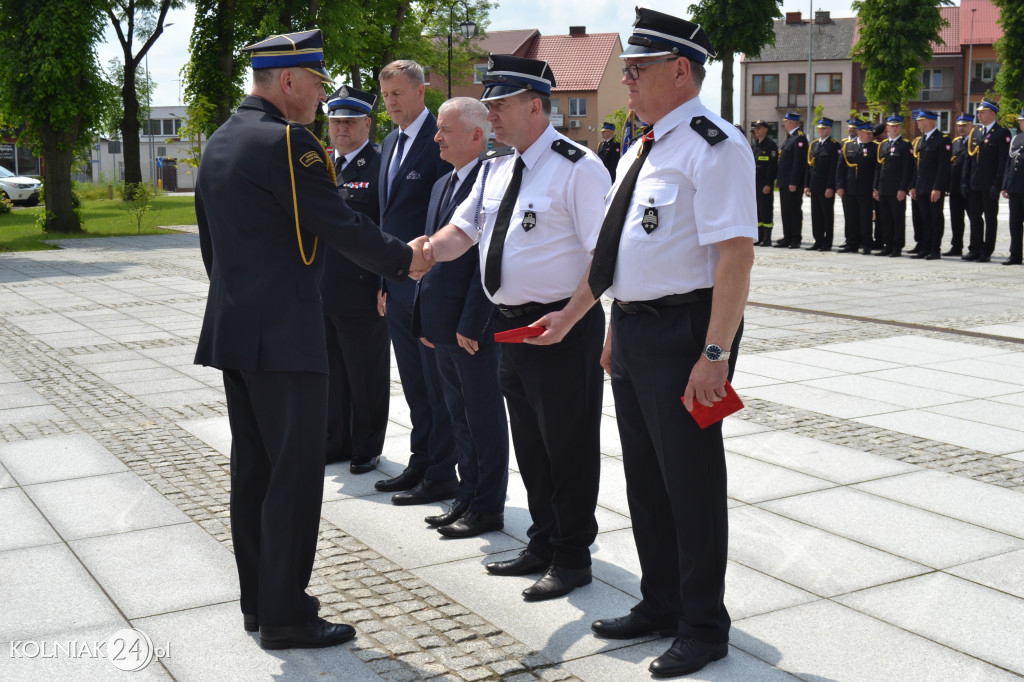 Uroczyste obchody Dnia Strażaka w Kolnie