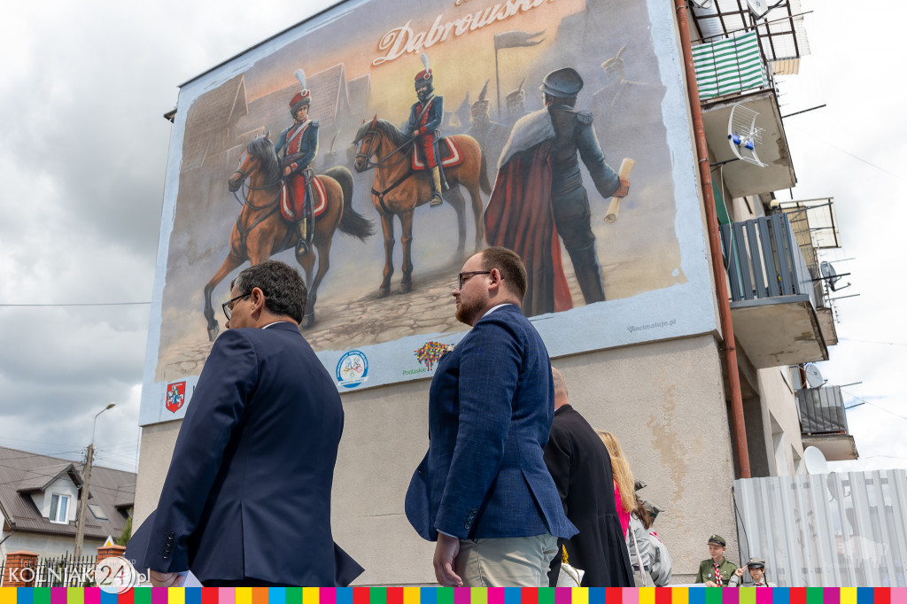 Mural z generałem Janem Henrykiem Dąbrowskim