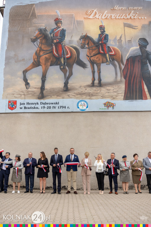 Mural z generałem Janem Henrykiem Dąbrowskim