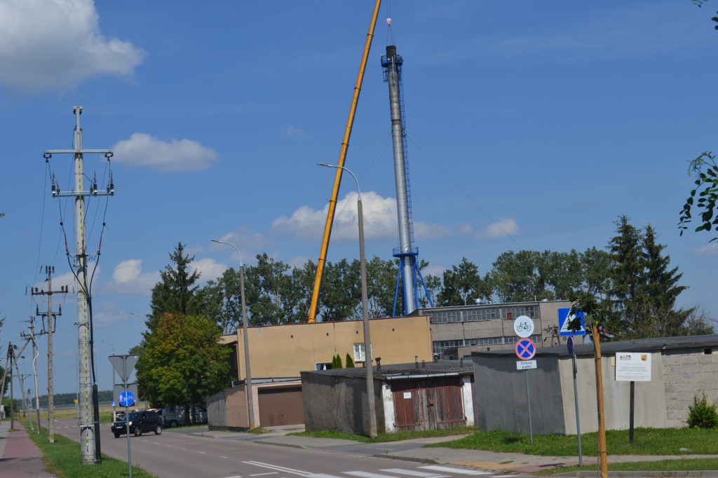 Komin kolneńskiej ciepłowni