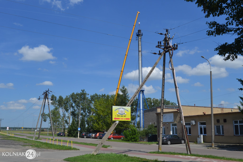 Komin kolneńskiej ciepłowni