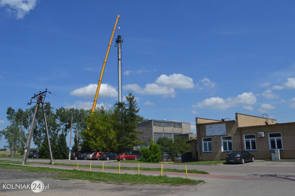 Komin kolneńskiej ciepłowni
