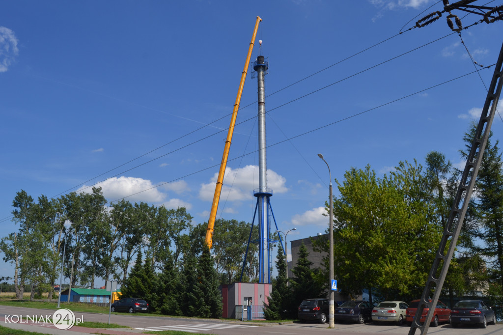 Komin kolneńskiej ciepłowni