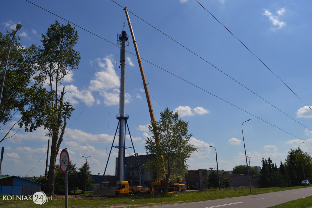 Komin kolneńskiej ciepłowni