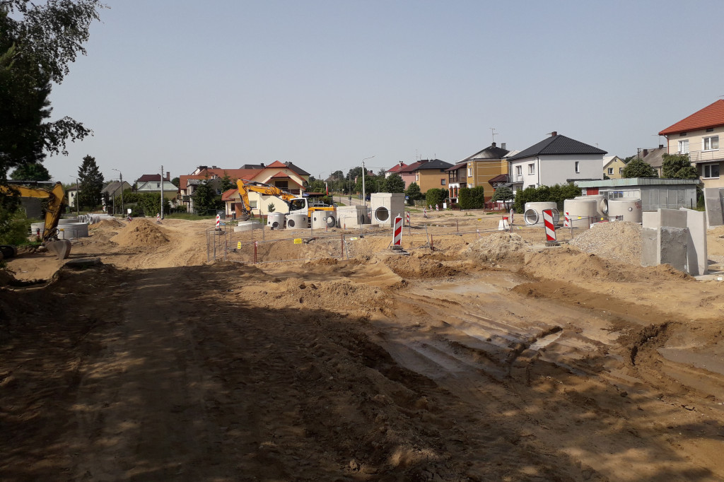 Kontynuacja prac na nowym rondzie w Kolnie