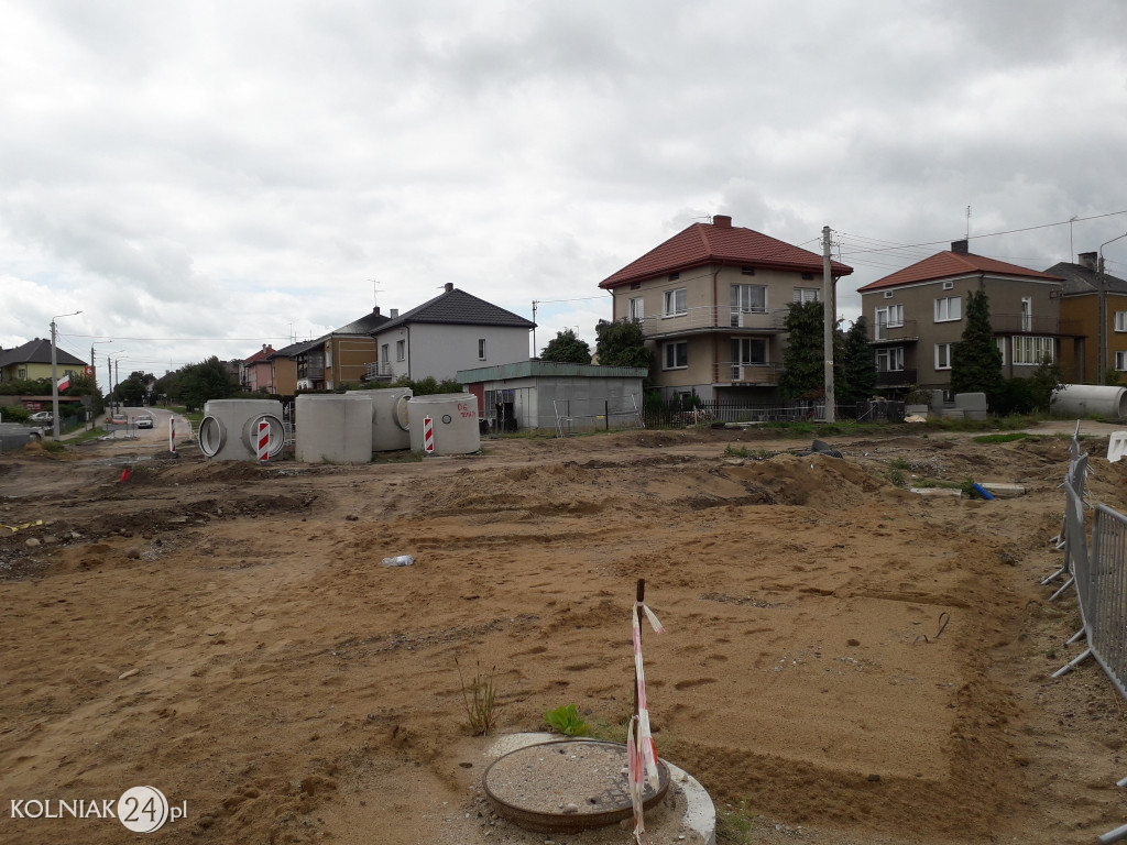 Kontynuacja prac na nowym rondzie w Kolnie