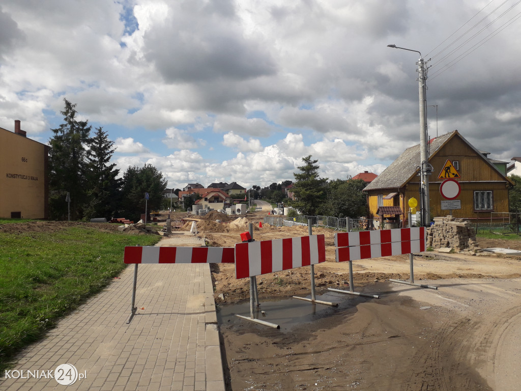 Kontynuacja prac na nowym rondzie w Kolnie