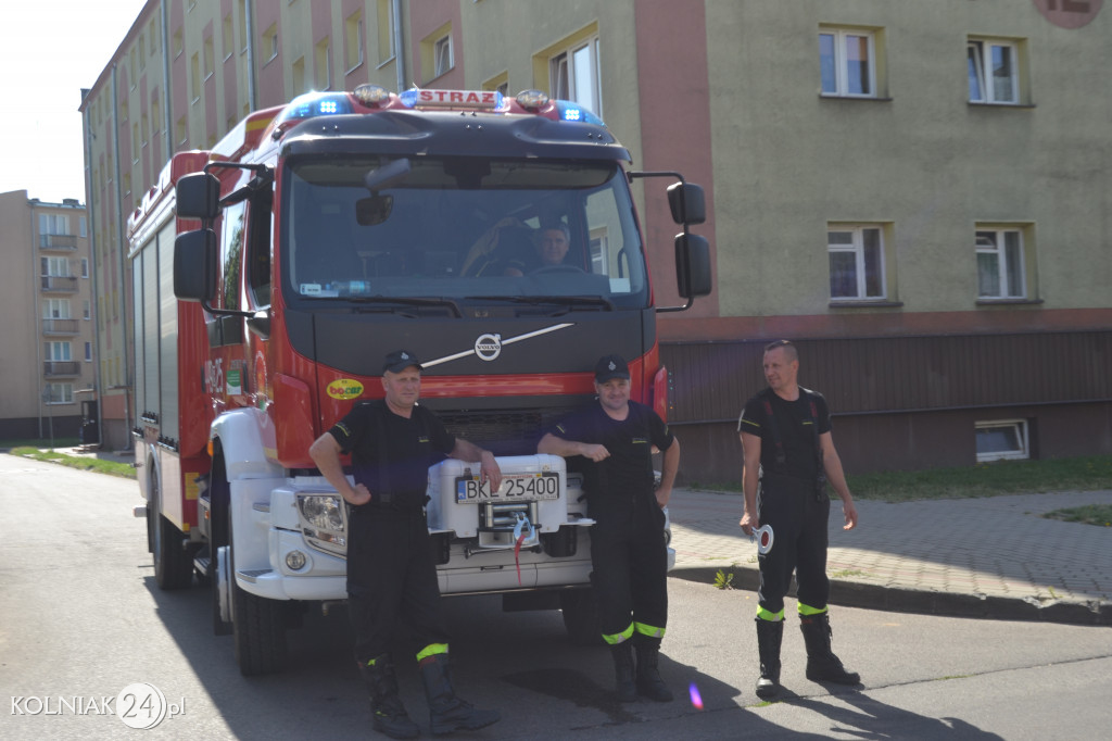Niewybuchy na rondzie w Kolnie