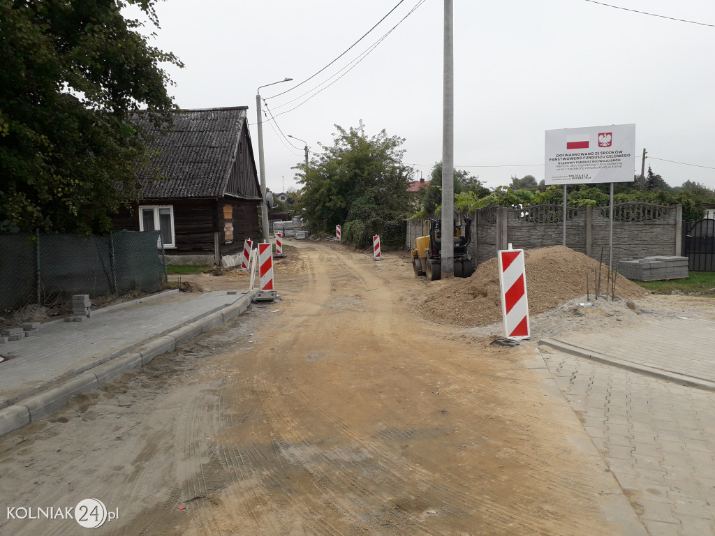 Remont ulicy Ogrodowej i Łaziennej w Kolnie