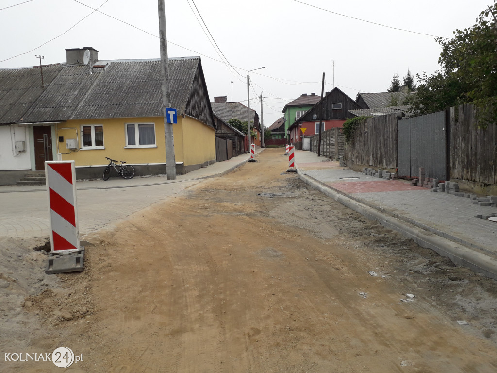 Remont ulicy Ogrodowej i Łaziennej w Kolnie