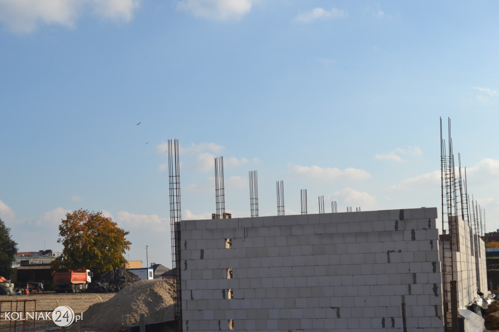 Przebudowa stadionu w Kolnie (foty z października)