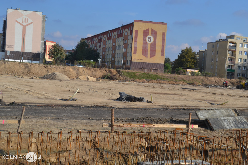 Przebudowa stadionu w Kolnie (foty z października)