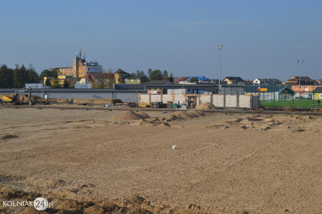 Przebudowa stadionu w Kolnie (foty z października)