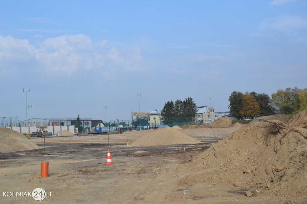 Przebudowa stadionu w Kolnie (foty z października)