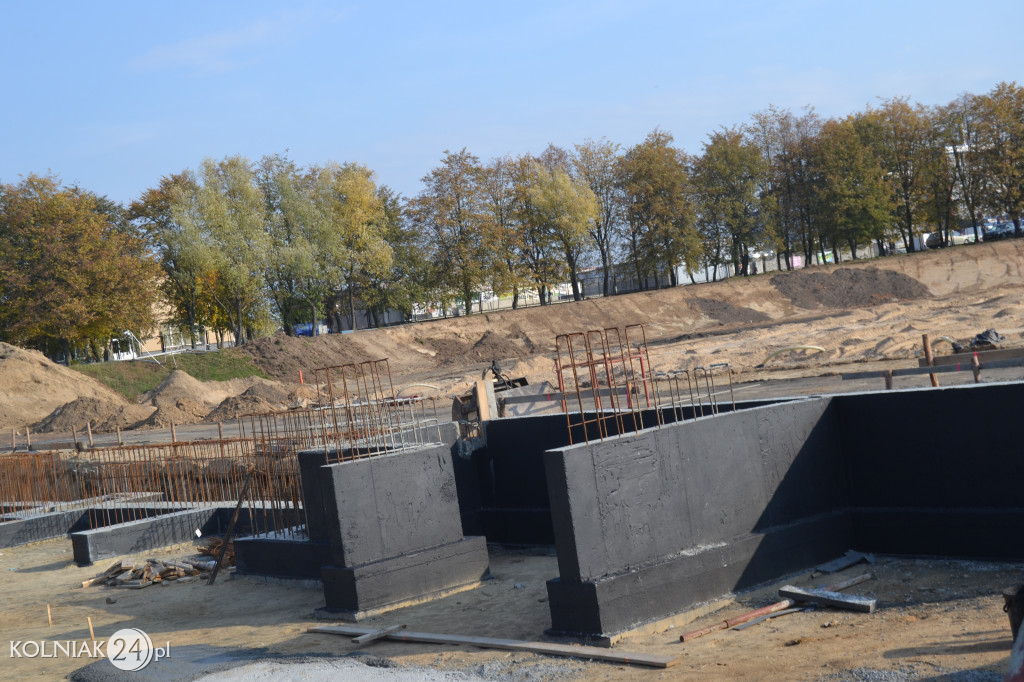 Przebudowa stadionu w Kolnie (foty z października)