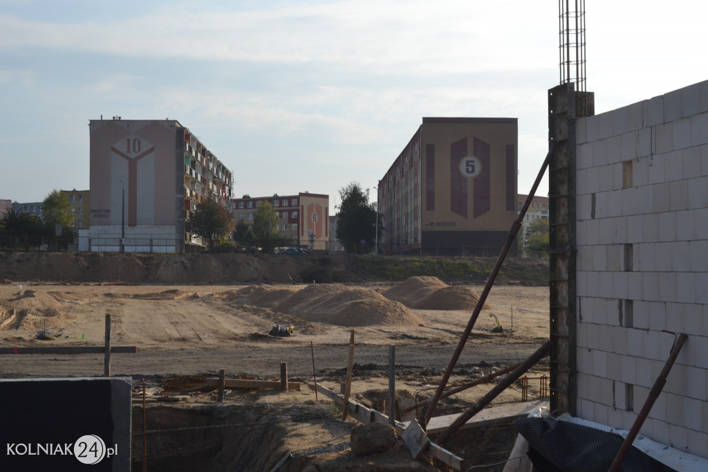 Przebudowa stadionu w Kolnie (foty z października)