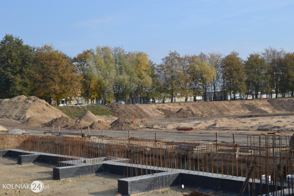 Przebudowa stadionu w Kolnie (foty z października)