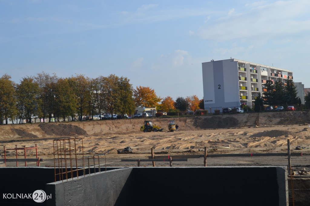 Przebudowa stadionu w Kolnie (foty z października)