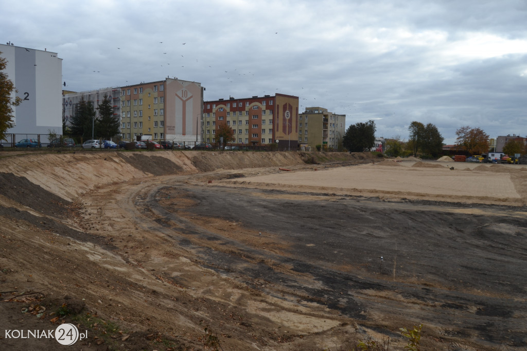 Przebudowa stadionu w Kolnie (foty z października)