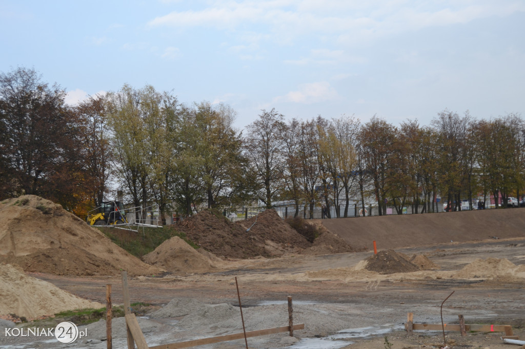 Przebudowa stadionu w Kolnie (foty z października)