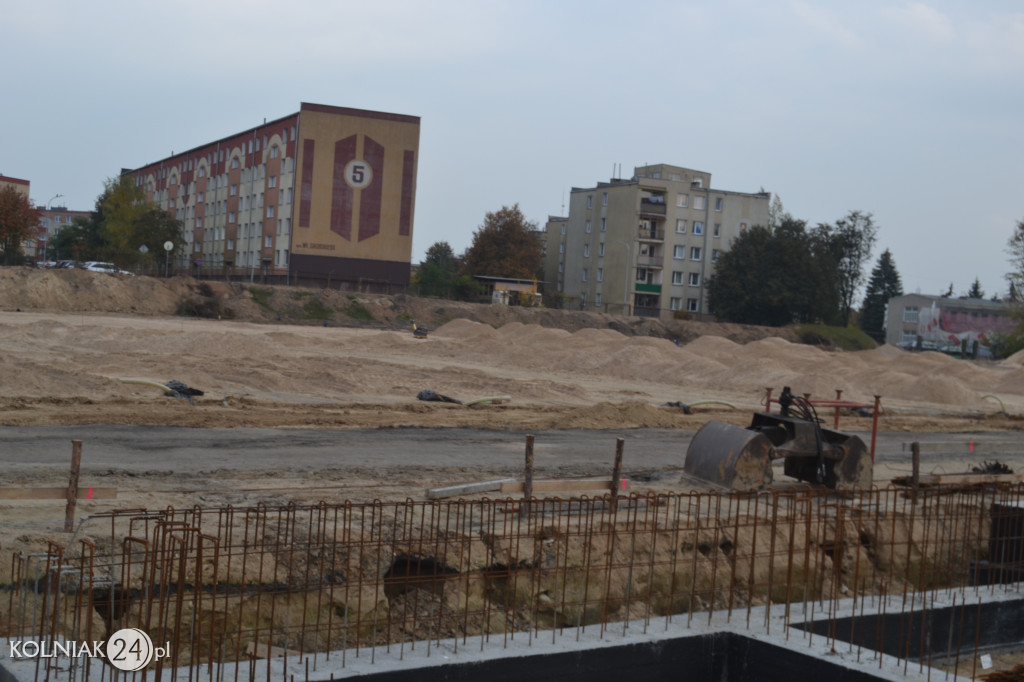 Przebudowa stadionu w Kolnie (foty z października)