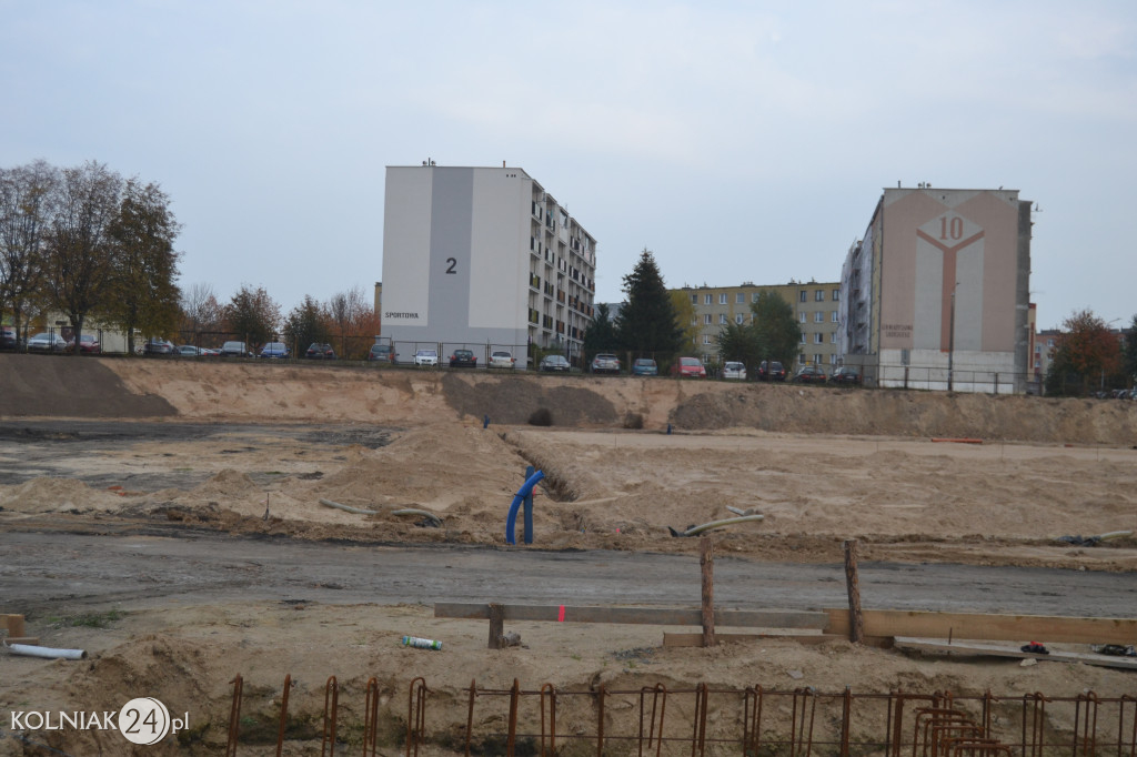 Przebudowa stadionu w Kolnie (foty z października)