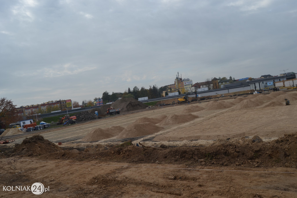 Przebudowa stadionu w Kolnie (foty z października)