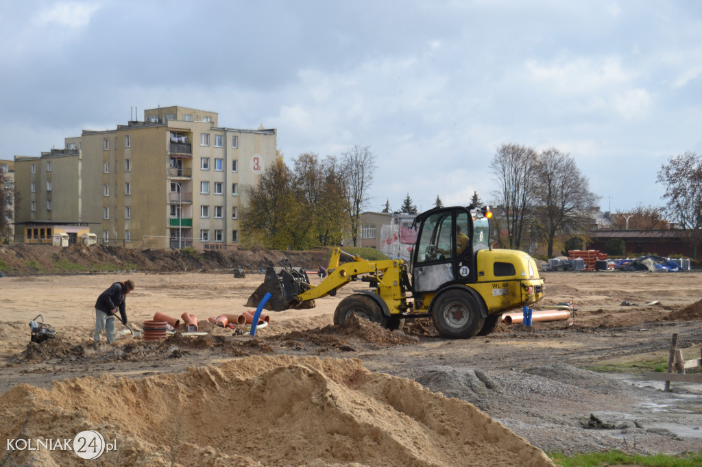 Przebudowa stadionu w Kolnie (foty z października)