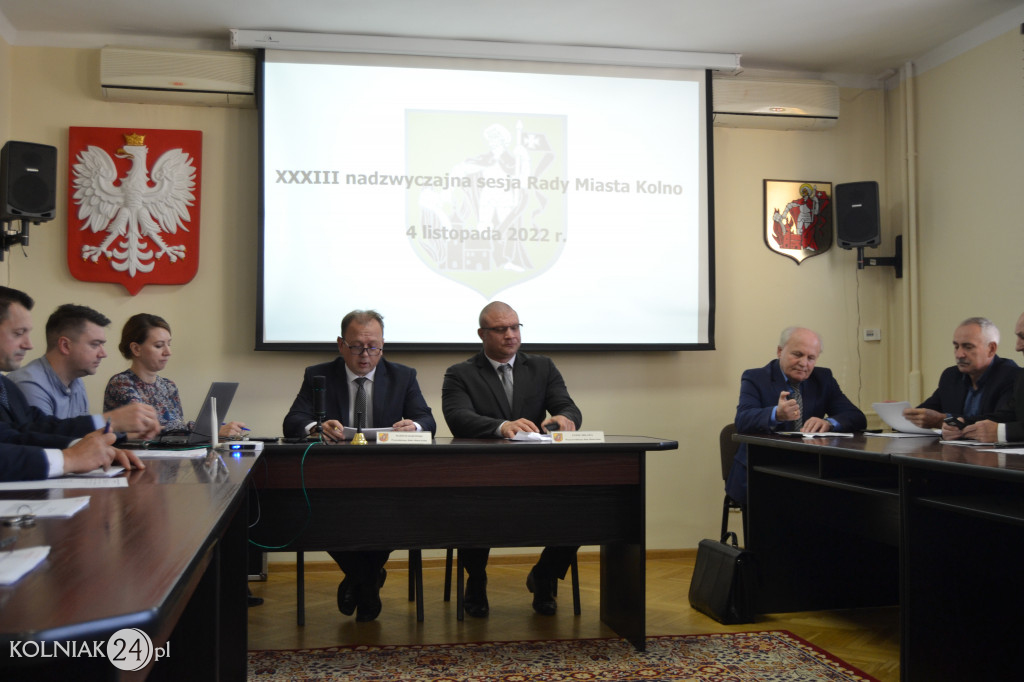 XXXIII nadzwyczajna sesja Rady Miasta Kolno