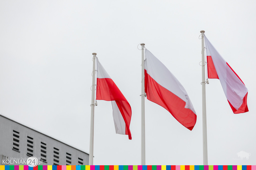 Przed pomnikiem Marszałka Józefa Piłsudskiego