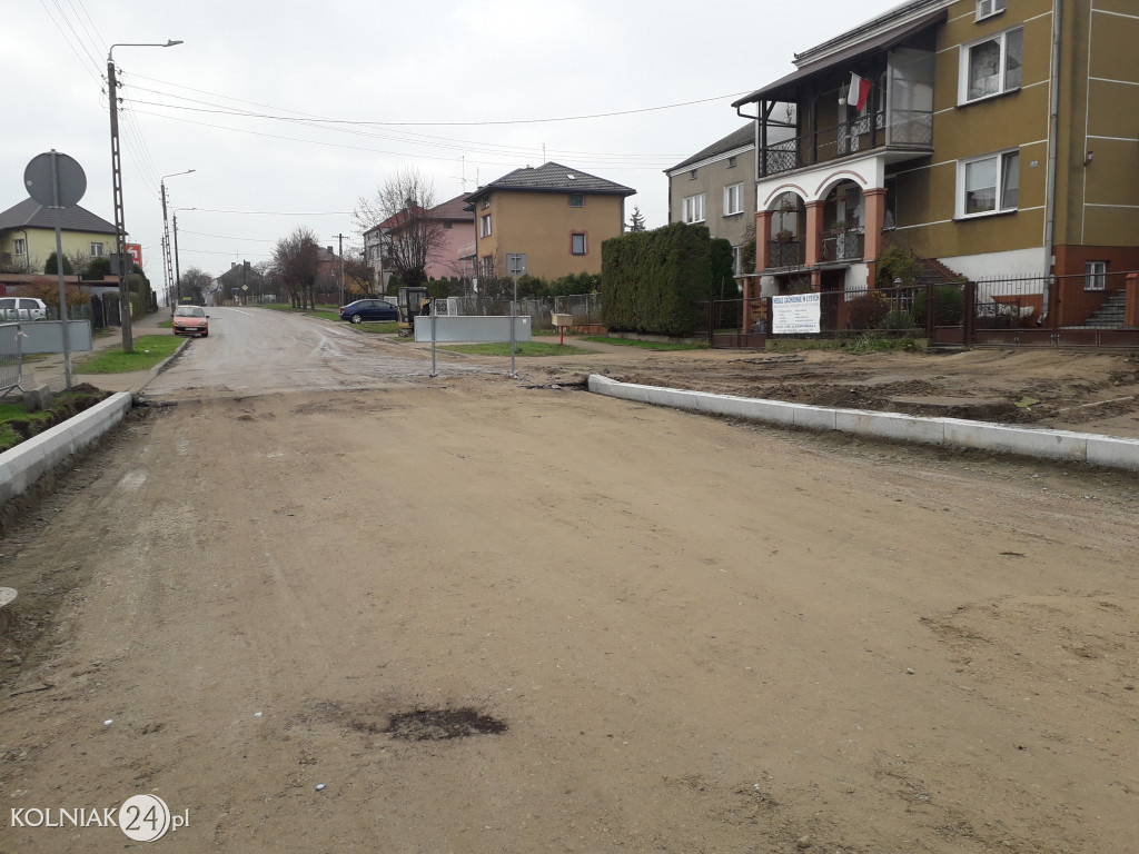 Trwają prace budowlane na nowym rondzie w Kolnie
