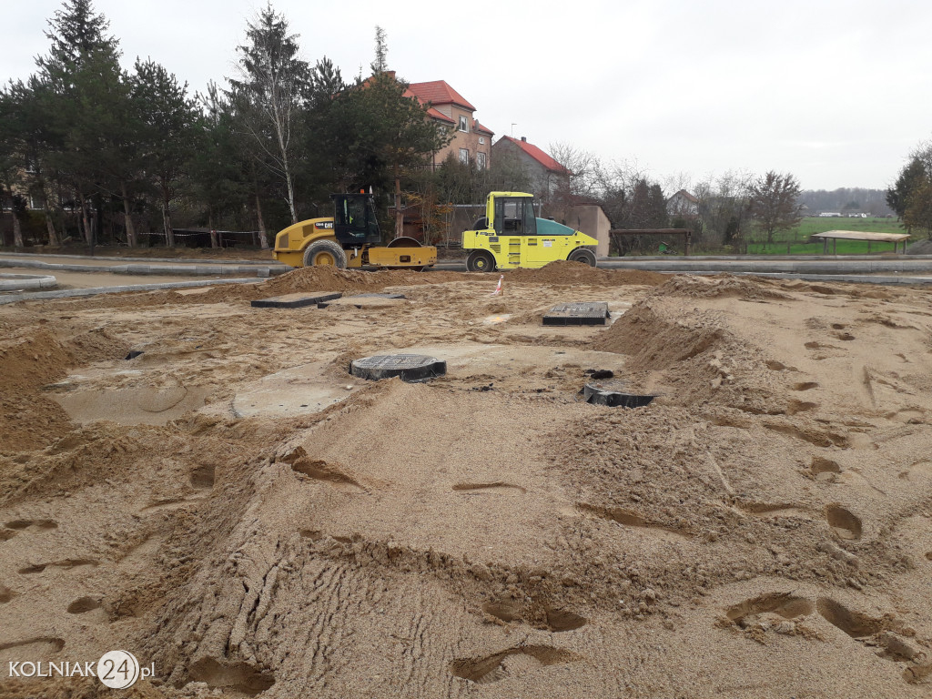Trwają prace budowlane na nowym rondzie w Kolnie