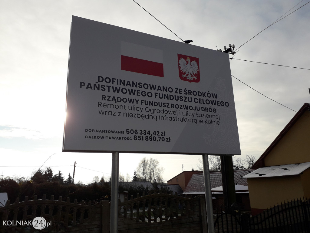 Koniec prac na Ogrodowej i Łaziennej