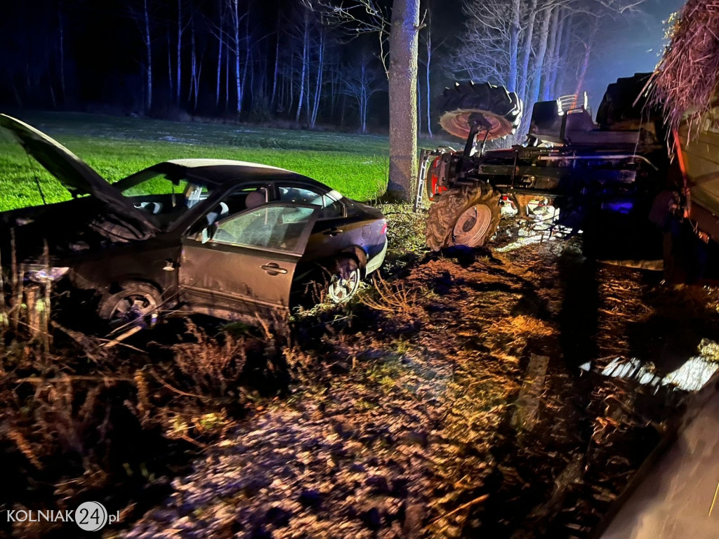 Wypadek na drodze wojewódzkiej