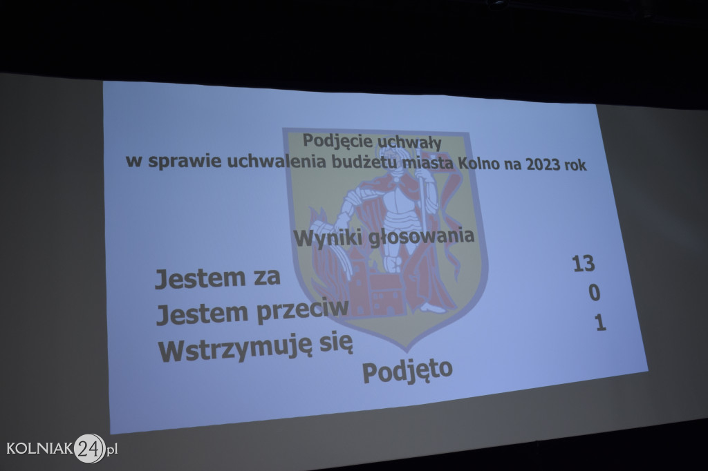 XXXV Sesja Rady Miasta Kolno