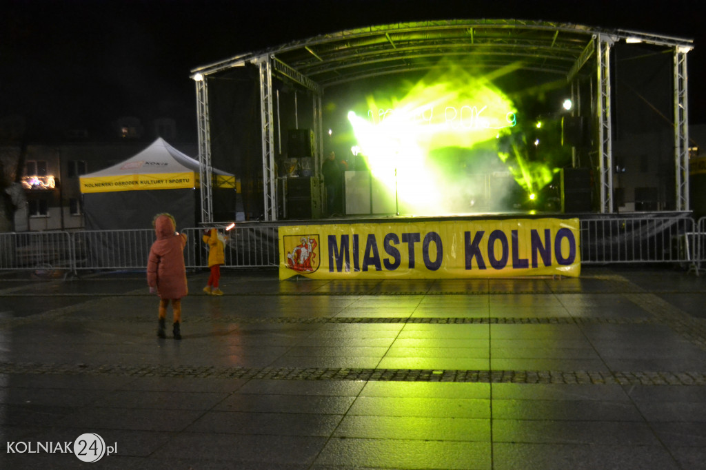 Sylwester na Placu Wolności w Kolnie