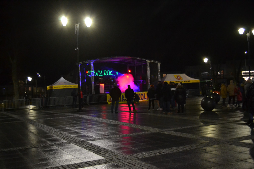 Sylwester na Placu Wolności w Kolnie