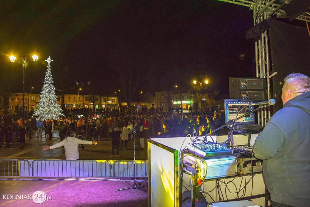 Sylwester na Placu Wolności w Kolnie