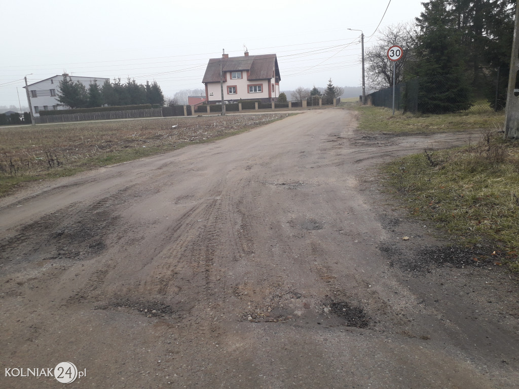 Ulica Żurawia w Kolnie