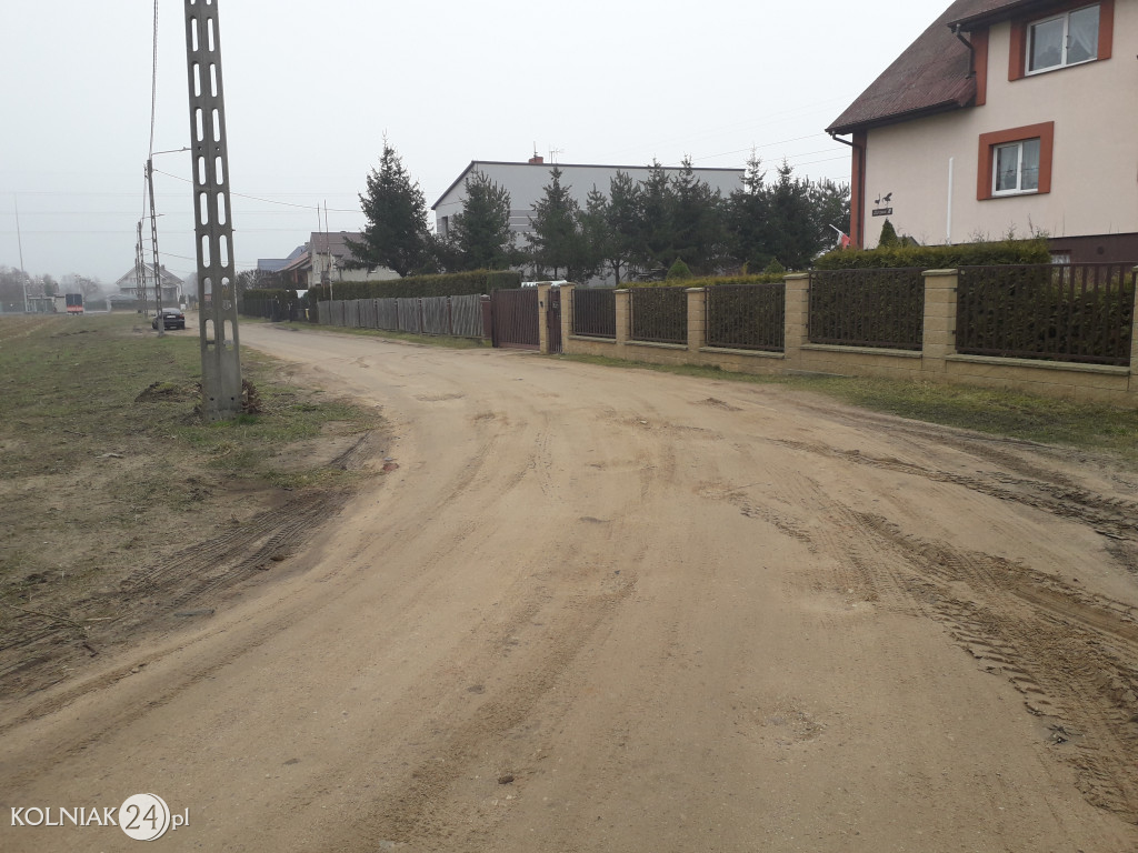 Ulica Żurawia w Kolnie
